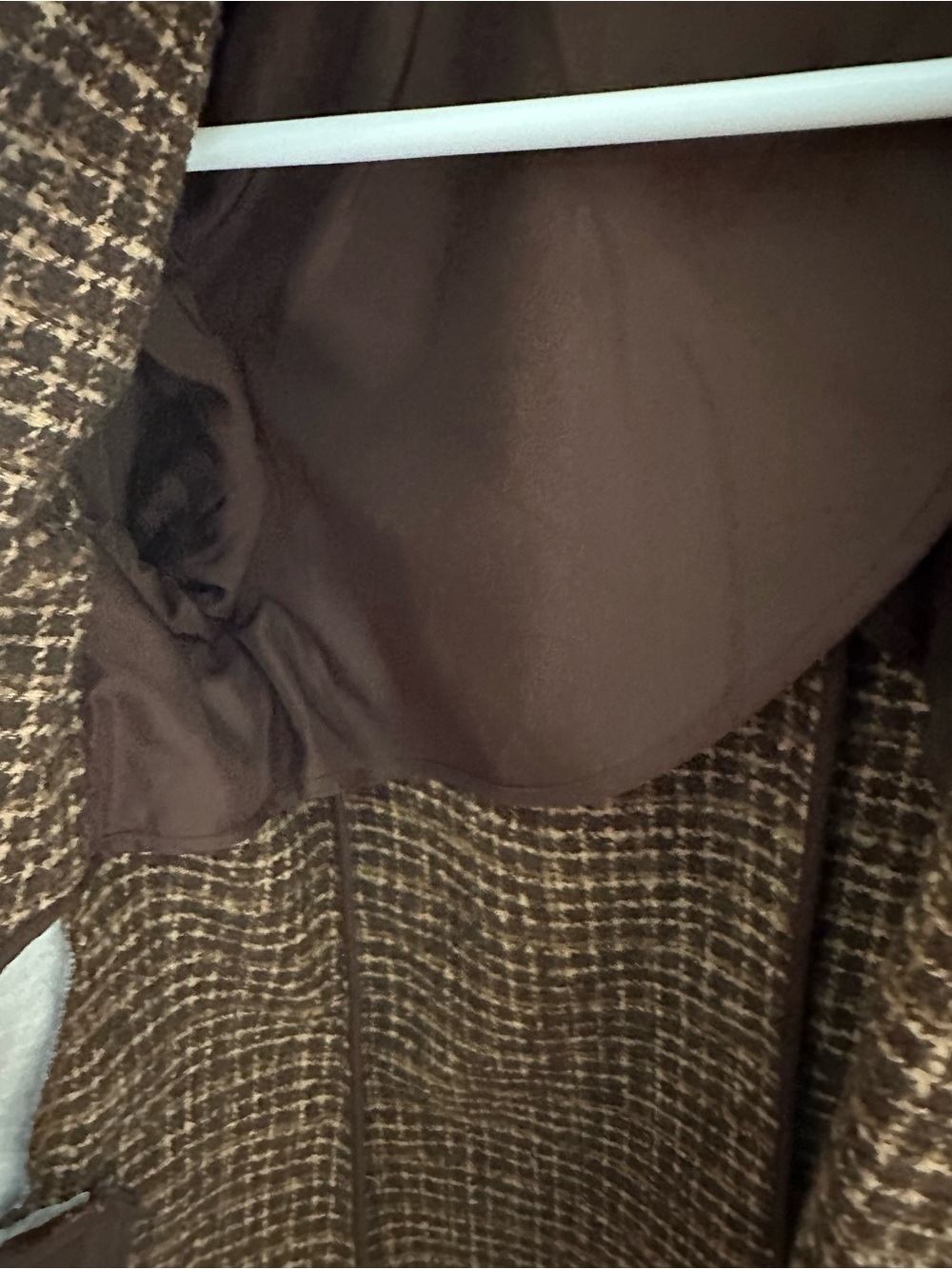 Old Navy Wool-Blend Brown Tweed Women’s Blazer - Picture 6 of 6